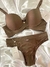 Conjunto Lilian com bojo - Castanho - comprar online