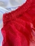Conjunto de lingerie de renda sem bojo - Vermelho - Use Lunna Store