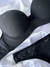 Conjunto de lingerie básico de microfibra - Preto na internet