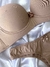 Conjunto de lingerie básico de microfibra - Chocolate na internet