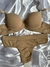 Conjunto de lingerie básico de microfibra - Chocolate na internet