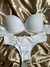 Conjunto de lingerie básico de microfibra - Branco - comprar online