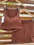 Conjunto Basic de top e short com bolso - Marrom na internet