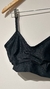 Top canelado Beach - Preto - comprar online