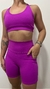 Conjunto de Top e Short meia Coxa Basic - Rosa Magenta - Use Lunna Store