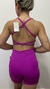 Conjunto de Top e Short meia Coxa Basic - Rosa Magenta - loja online