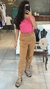 CALÇA CENOURA COM CINTO - OFIR BOUTIQUE