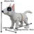 Rex – Bull Terrier Articulado | Impressão 3D em PLA Premium
