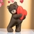 Encante no Dia dos Namorados com o Ursinho Teddy com Coração em Pe - comprar online