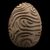Contêiner em Formato de Ovo de Páscoa – Cocoa Swirls 03 - Surpreenda Neste Feriado! - comprar online