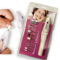 TORNO PARA UÑAS A PILA MANICURE & PEDICURE COD.89258