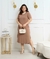 Vestido maya Plus Size mídi C/bolsos laterais. FENDI - YouUpstore