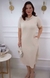 Vestido maya Plus Size mídi C/bolsos laterais. OFF - comprar online