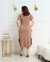 Vestido maya Plus Size mídi C/bolsos laterais. FENDI na internet