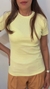 T-shirt Inspiração Zara - Amarelo manteiga