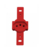 Tomada 2P+T 10A - Vermelho - Weg