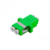 Adaptador Óptico Upc Duplex SM LC/LC - Verde