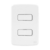 Conjunto Interruptor 2 Teclas - Com Placa 4X2 Composé - Branco- Weg