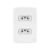 Conjunto 2 Tomada Composé - 2P+T 20A/250V Placa 4x2 - Branco - Weg