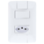 Conjunto 1 Interruptor Simples 6A + 1 Tomada 10A - Tramontina