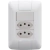 Conjunto Interruptor Simples 6A + Tomada Dupla 20A - Tramontina