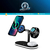 Estacion De Carga Inalámbrica Qi 5en1 Para iPhone AirPods Watch + Luz Led de Noche Black - Tienda iTronics