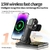 Estacion De Carga Inalámbrica Qi 4en1 Black Para iPhone AirPods Watch + Luz Led de Noche - comprar online