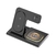 Imagen de Estacion De Carga Inalámbrica Qi 4en1 Black Para iPhone AirPods Watch + Luz Led de Noche