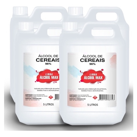 Kit 4x Base Farmacologica - 5 Litros - 96%