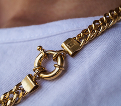 Pulsera Doble Groumet Oro 18k - comprar online