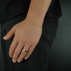 Pulsera Groumet 3mm - comprar online