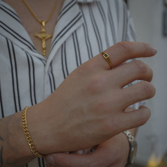 Anillo Mini Cuadrado Black - comprar online