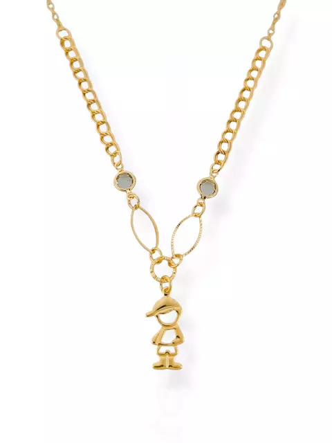 Colar Menino Com Elos e Cristal - comprar online