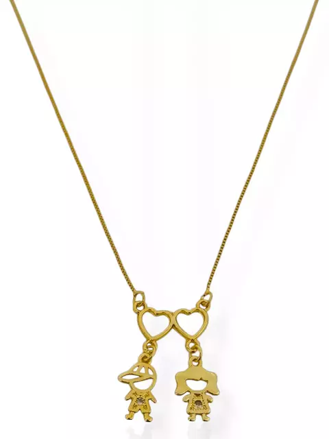 Colar Pingente Casal de Menino e Menina - comprar online