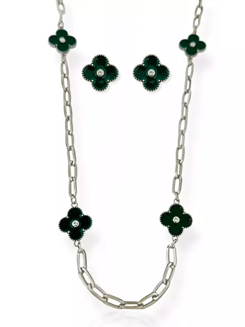 Conjunto Trevo Prateado