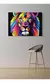 Quadro Leão de Judá Colorido - comprar online
