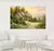 Quadro Lago Jardim Paisagem