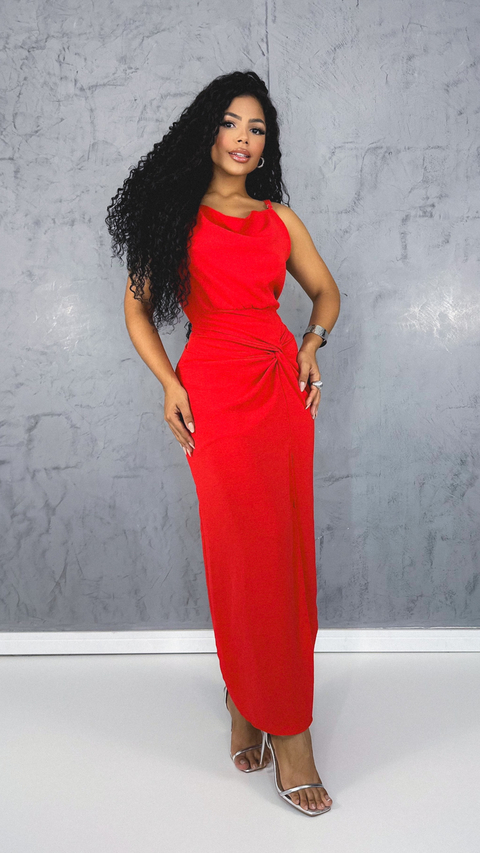 Vestido Luna cor vermelho