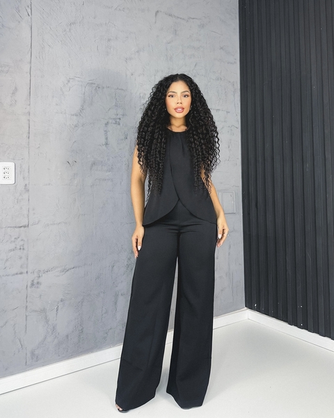Conjunto calça e blusa Preto - comprar online