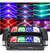 Cabezal Spider Led Rgbw Doble Barra De Led Movil Zz10 - tienda online