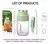 Imagen de Vaso Batidos Licuados Jugos 800ml C/ Sorbete + Correas Ks-k6
