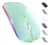 Imagen de Mouse Inalámbrico Rgb Dual 2.4g Recargable Rf-m08