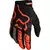 LUVA FOX MX 180 SKEW PRETO/LARANJA