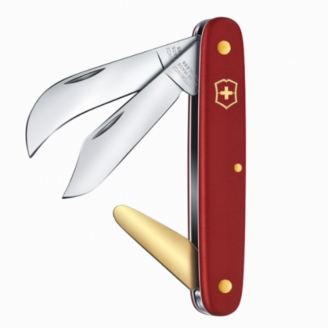 Canivete de Enxerto e Poda Victorinox 10 cm 3 Funções Vermelho 3.9116