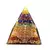 Gerador de energia orgone pirâmide ametista peridot cura cristal natural reiki