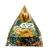 Gerador de energia orgone pirâmide ametista peridot cura cristal natural reiki