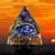 Gerador de energia orgone pirâmide ametista peridot cura cristal natural reiki