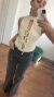 Wide leg con ruedo Maura