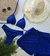 Kit 3 peças (Biquíni + short) - Blue Mille