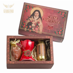 Kit incenso Santa Teresinha (COR: Vermelho)